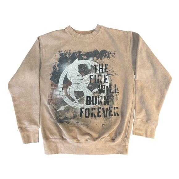 The Hunger Games Experience crewneck sweatshirt The fire will burn forever - Picture 1 of 6